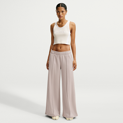 Nike Sportswear Women's Mid-Rise Wide-Leg Track Pants. Nike.com